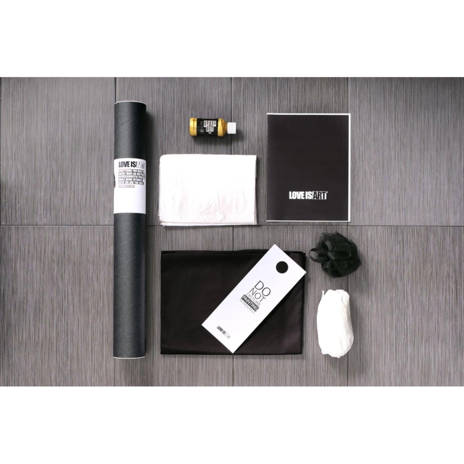 Love is Art Canvas and Paint Kit for Couples - PLZR Toys