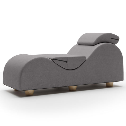 Liberator Esse Lounger II Luxurious Sex Lounge w/ Wood Feet - PLZR Toys