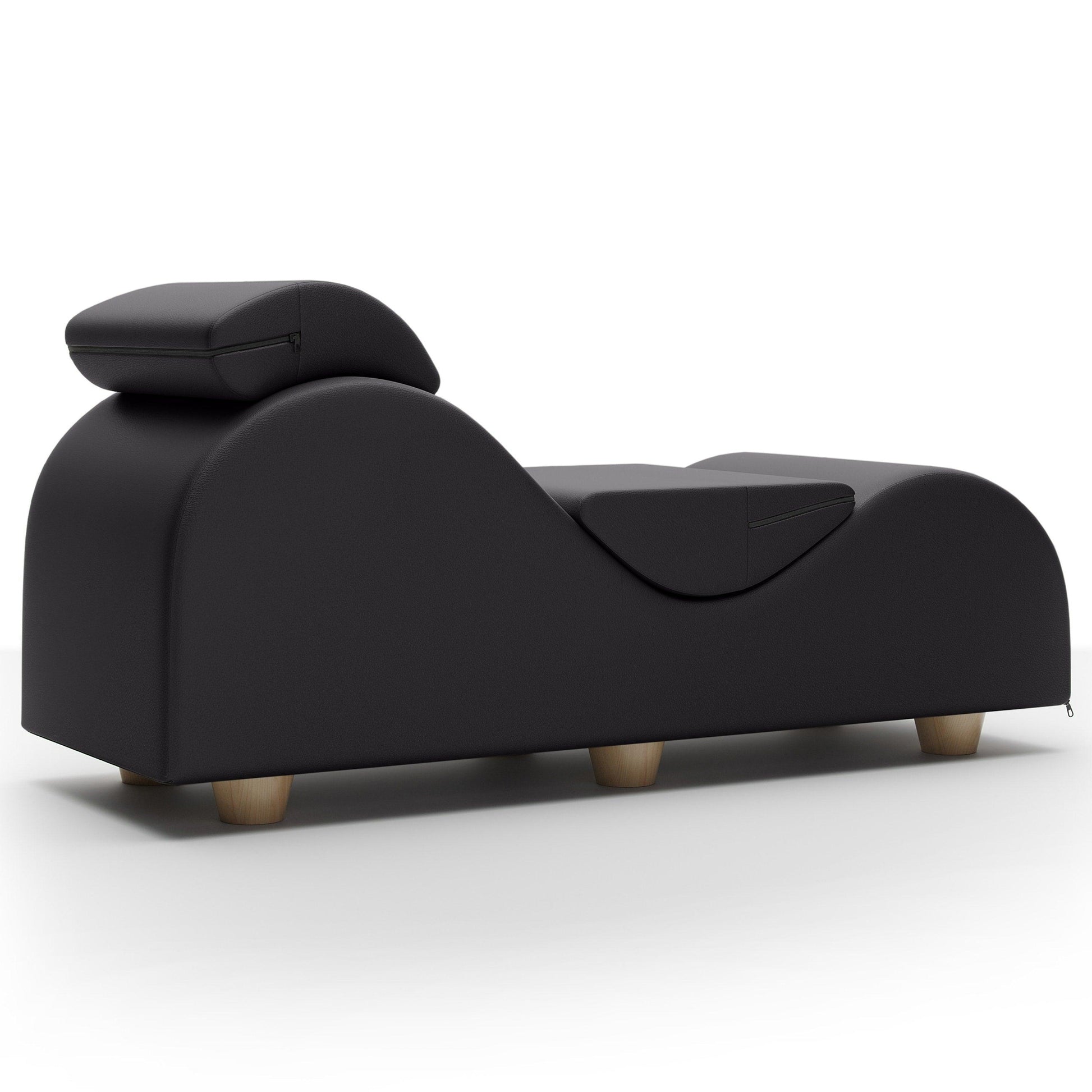 Liberator Esse Lounger II Luxurious Sex Lounge w/ Wood Feet - PLZR Toys