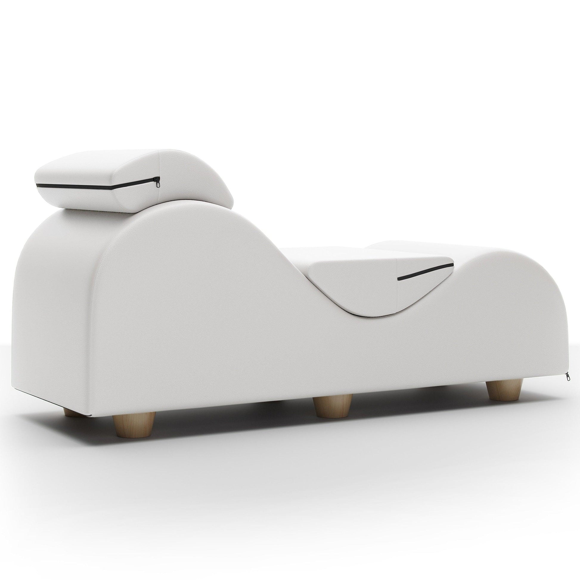 Liberator Esse Lounger II Luxurious Sex Lounge w/ Wood Feet - PLZR Toys